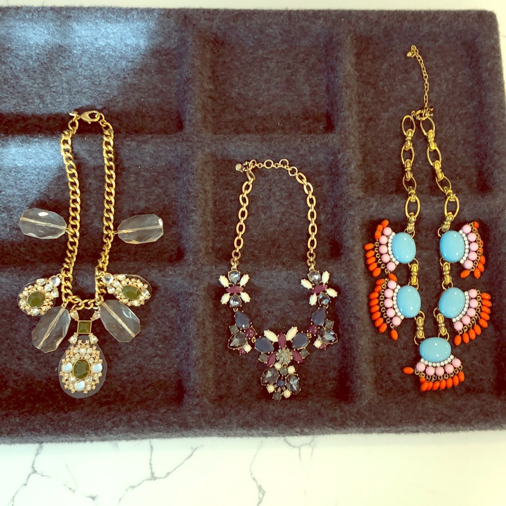J.Crew BR statement necklaces 3 for $45